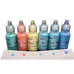 Ranger Dimensional Pearlescent Paint Set of Six Bundle Slightly Used